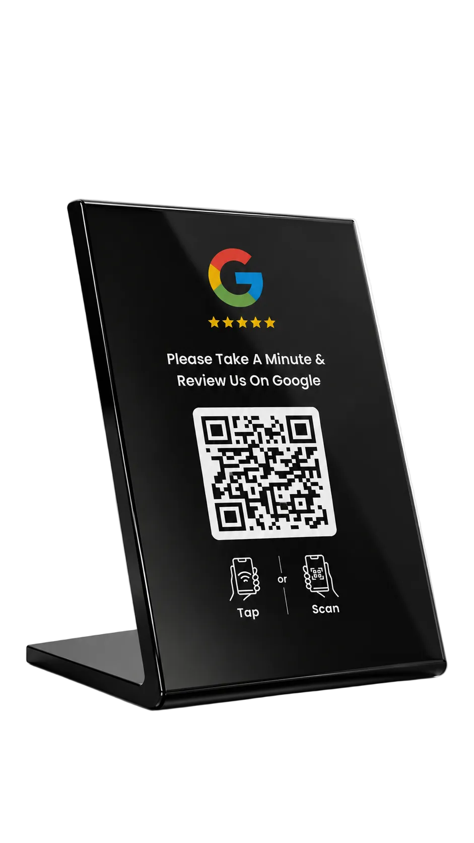 NFC Google Review Stand