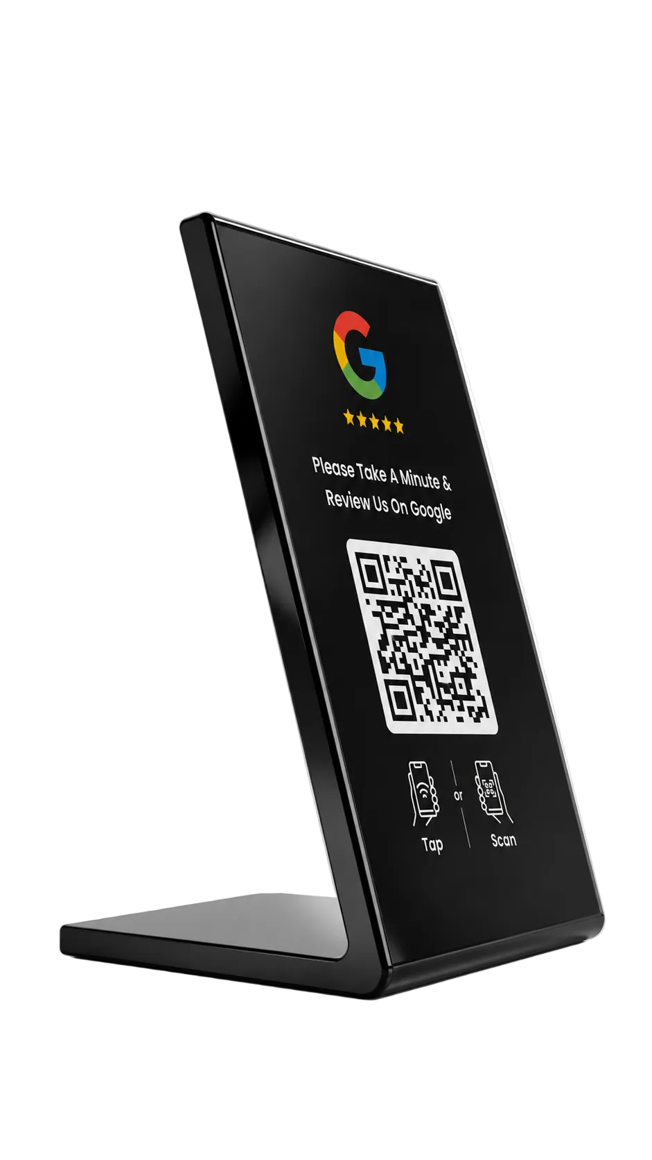 NFC Google Review Stand